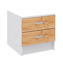Спальня Ронда тумба прикроватная белый/дуб крафт - Фото предпросмотра