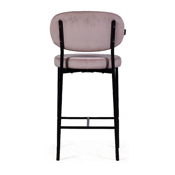 Стул полубарный Mason, бархат светло-серый 26 - Вид 6