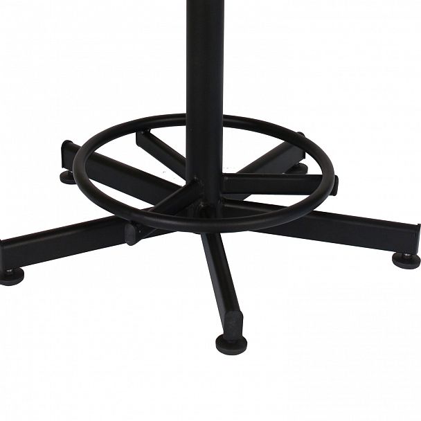 Кресло кассира, ресепшн РС37, без подлокотников, кожзам, черное - Вид 8