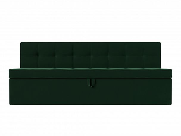 Кухонный диван Техас (полностью велюр зеленый) - Вид 2