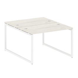 Metal System Quattro Р. ст. на О-образном м/к 40БО.РАС-СП-2.2 Дуб наварра/Белый металл 1200*1475*750 - Фото предпросмотра