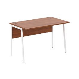 Стол прямой СП-2P Орех Французский/Белый 1200х720х755 IMAGO PLUS - Фото предпросмотра