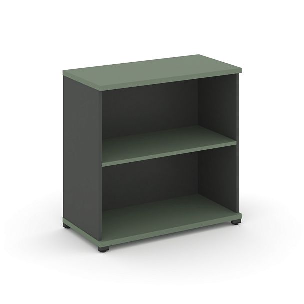 Concept Стеллаж 1 широкая секция, 2 ниши CN.STS-210 Кобо/Антрацит/Металл Антрацит 836*420*818 - Вид 1