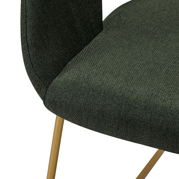 Кресло Hugs тёмно-зеленый/Линк золото - Вид 5