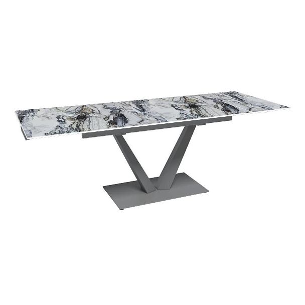 Стол раскладной Malibu (140+40+40), керамика глянцевая Cold Jade - Вид 6