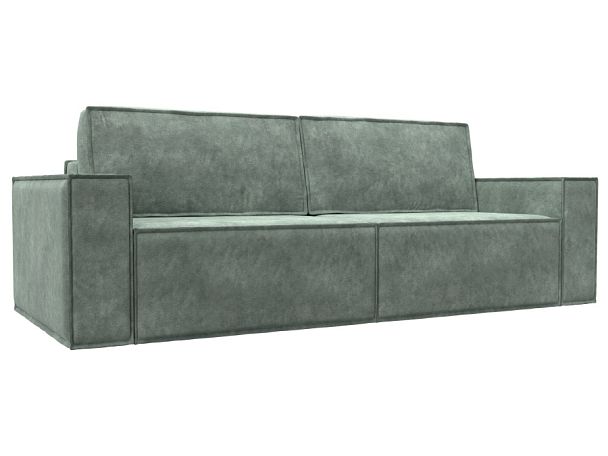 Диван прямой Куба Велюр зеленый - Вид 1