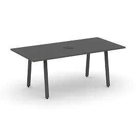 Style Project Direct Direct Стол переговорный SN-6A.SPRG-198 Антрацит/Металл Антрацит 1980*980*750 - Фото предпросмотра