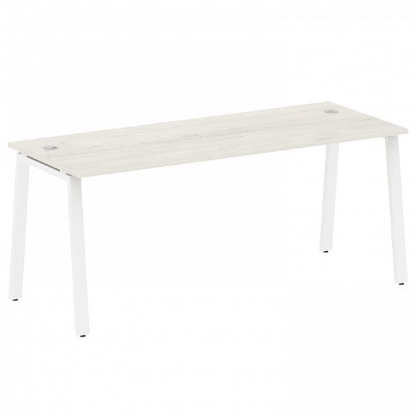 Стол "Metal System" БА.СП-5 дуб наварра/белый - Вид 1