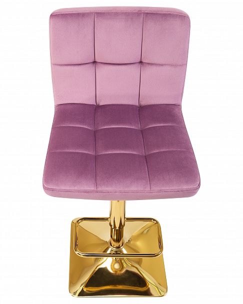 Стул барный DOBRIN GOLDIE (пудрово-сиреневый велюр (MJ9-52)) - Вид 7