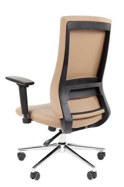 Офисное кресло Chairman 500LUX Россия экокожа бежевый БП - Вид 6