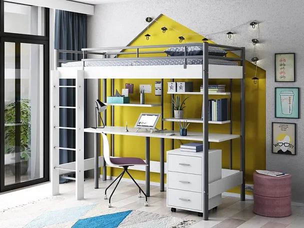 Рейлинг для крепления стола или полок "Хельга" - Вид 4