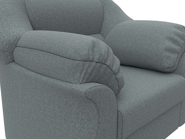 Кресло Карнелла Рогожка серый - Вид 4