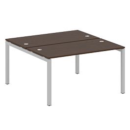 Metal System Quattro Р. ст. на П-образном м/к 50БП.РАС-СП-2.3 Венге/Серый металл 1400*1475*750 - Фото предпросмотра