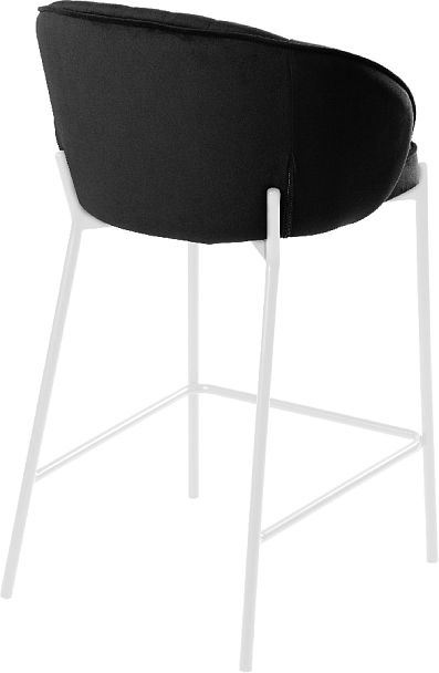 Комплект полубарных стульев Миэль черный/белый, 2 шт. - Вид 4