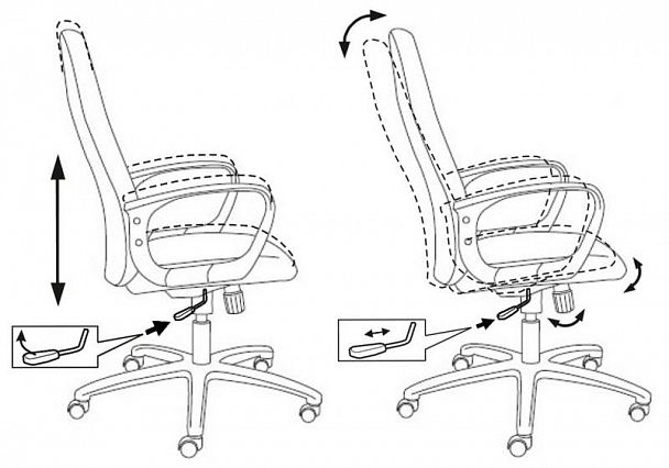 Кресло "CH-808AXSN/TW-11" - Вид 5