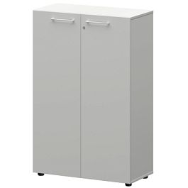 Шкаф средний закрытый СМШ38F(Б) Белый 792x380x1190 Кортез - Фото предпросмотра
