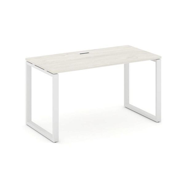 Стайл Проджект Стол письменный SN-6O.SP-002 Дуб Наварра/Металл Белый 1180*600*750 - Вид 1