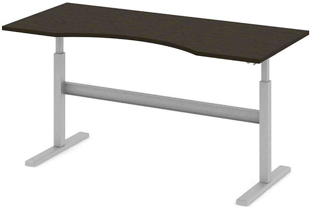 Стол офисный рабочий "Трансформер"  ПК-ТРС-СТЭ180Х80/МРМ-В1-179 дуб ферраре - Вид 1
