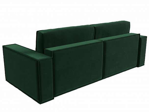 Диван прямой Куба (полностью велюр зеленый) - Вид 10