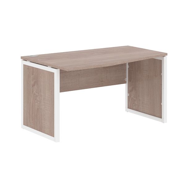 Стол эргономичный XQPCT 149(L) Дуб Сонома/Белый 1400х900х750 XTEN-QP - Вид 1