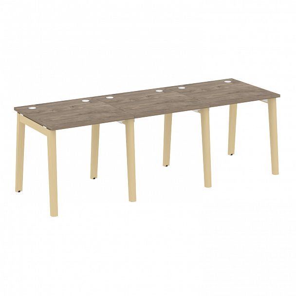 Рабочая станция "Onix wood" OW.RS-3.0.8 тиквуд темный/дуб светлый - Вид 1