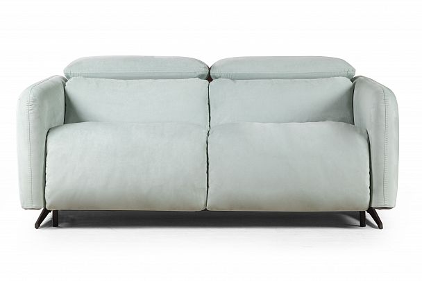 Rimini диван-кровать прямой замша мятный - Вид 2