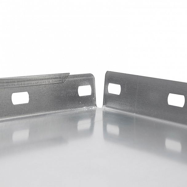 Стеллаж металлический ПРАКТИК "ES" облегченный (1450х750х300 мм), 4 полки, оцинкованная сталь, S24099033458 - Вид 4