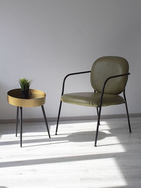 Кресло Sheffilton SHT-AMS121 оливковый/черный матовый - Вид 9