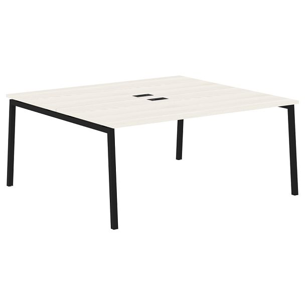 Стол 2-х местный ELWST 1716 Ясень Траун/Черный 1760х1606х750 EDIS - Вид 1