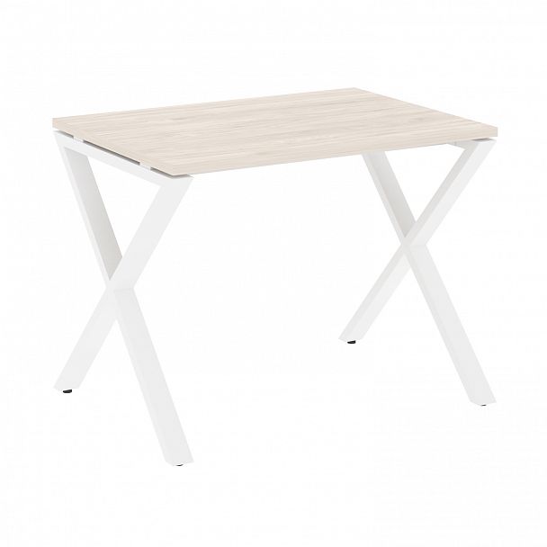 Стол рабочий "Loft" VR.L-SRX-1.7 денвер светлый/белый - Вид 1