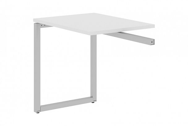Стол "XTen-Q" XQB 860 белый/алюминий - Вид 1