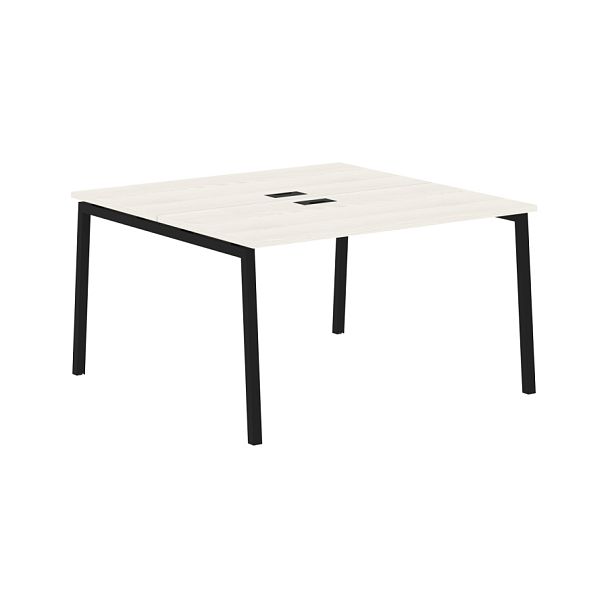 Стол 2-х местный ELWST 1313 Ясень Траун/Черный 1360х1346х750 EDIS - Вид 1