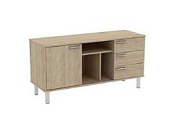 Тумба сервисная YAPPI П56Д Л/П бордолино серый - Фото предпросмотра