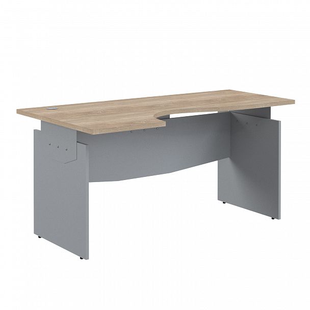 Стол "Offix new" OCET 169 дуб сонома/металлик - Вид 1