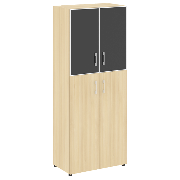 Yalta Шкаф LT.ST-1.7 R black Акация/Стекло black 800*450*1987 - Вид 1