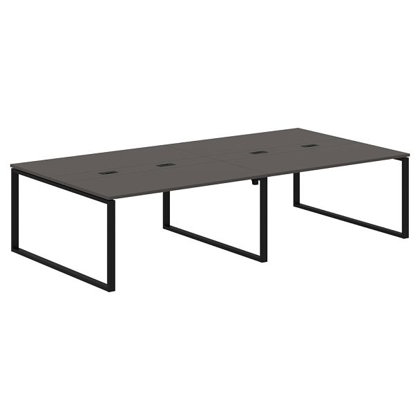 Конференц стол EQCT 3116 Мокко/Черный 3126х1606х750 EDIS - Вид 1