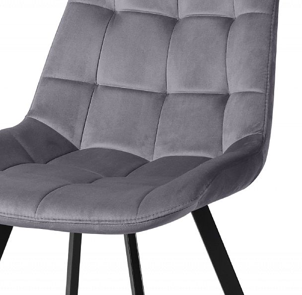 Комплект стульев Эйден М, темно-серый H15/черный, 3 шт. - Вид 6