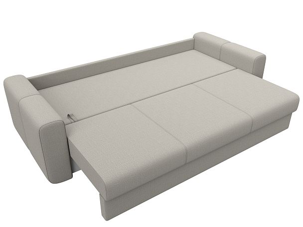 Диван прямой Лига-031 Рогожка бежевый - Вид 8