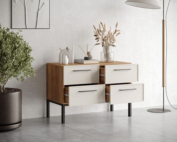 Комод с четырьмя ящиками Nicole арт NEM05 - Вид 2