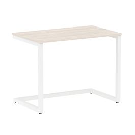 Home Office Стол письменный VR.SP-2-98 Денвер светлый/Белый металл 980*600*750 - Фото предпросмотра
