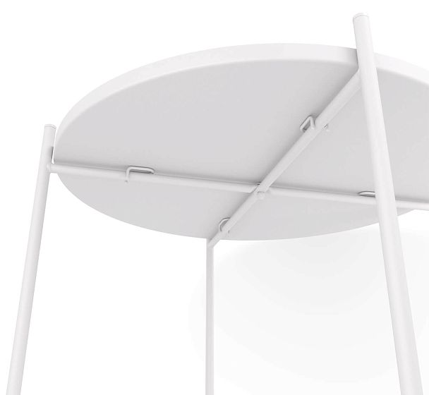 Столик кофейный Sheffilton SHT-CT8-2 белый муар - Вид 3