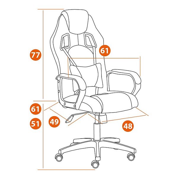 Кресло игровое Driver - Вид 12