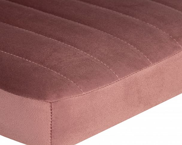 Стул барный DOBRIN CHARLY GOLD (розовый велюр (MJ9-32)) - Вид 7