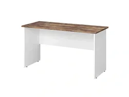 TANDEM RTD019-140-SH Стол прямоугольный ун-й 1400х600х750 Таксония шоколадная/Белый - Фото предпросмотра