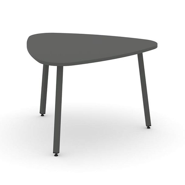 Стайл Проджект Стол переговорный SN-4.SPRG-71.3 Антрацит/Металл Антрацит 1200*1200*750 - Вид 1