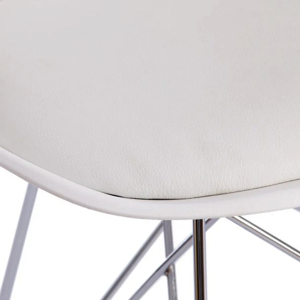 Стул Тулип Айрон Чаир/Tulip Iron Chair (мод.EC-123)/1 шт. в упаковке, металл/пластик, white (белый) - Вид 7