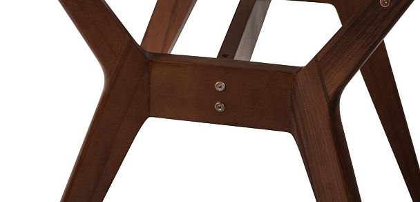 Стол Нарвик 960*960 Белый Темный орех - Вид 5