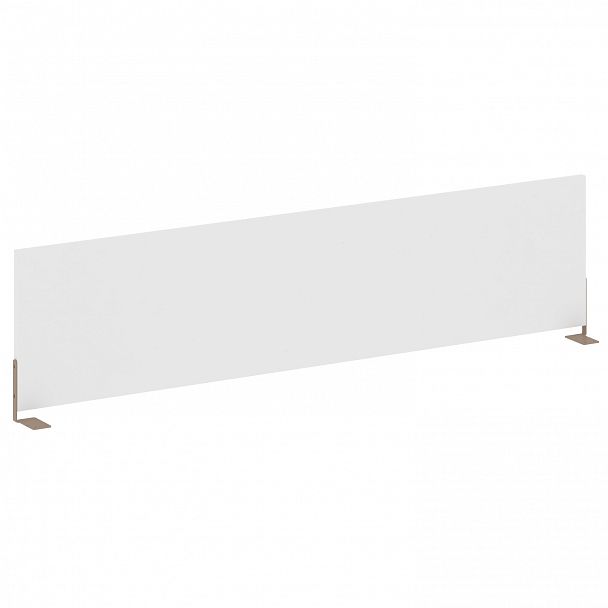 Экран боковой "Metal System" Б.ЭКР-147 белый/мокко - Вид 1