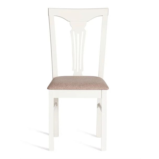 Стул Гермес/Hermes/1 шт. в упаковке, дерево гевея, Ivory white, ткань серая (TM-164) - Вид 5