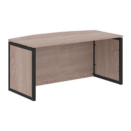 Стол руководителя XQPET 169H Дуб Сонома/Антрацит 1600х867х750 XTEN-QP - Фото предпросмотра